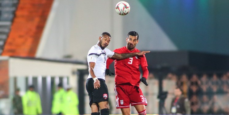 تساوی ایران مقابل فلسطین در نیمه اول