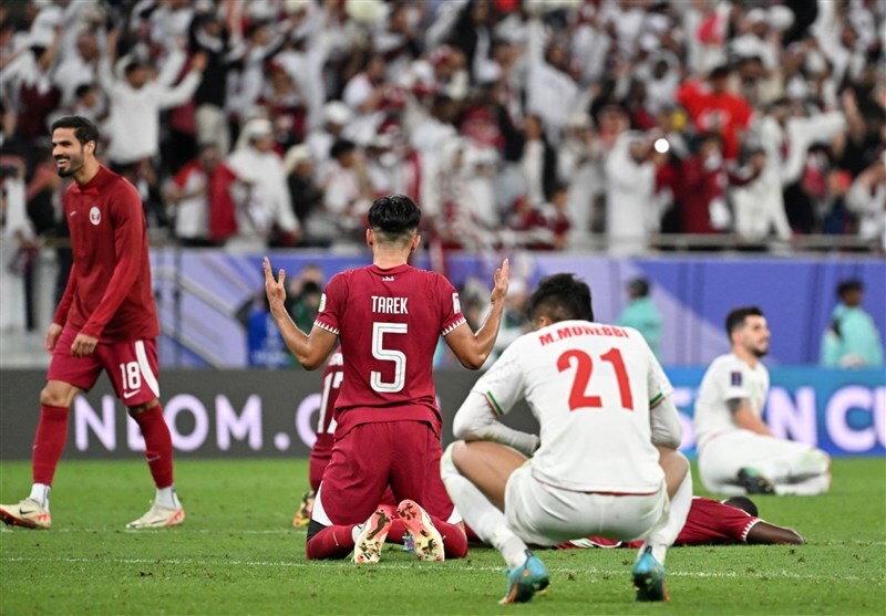 جام ملت‌های آسیا ۲۰۲۳| درگیری بازیکنان قطر و ایران بعد از اتمام مسابقه