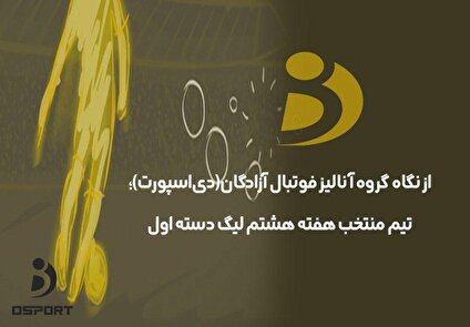 تیم منتخب هفته هشتم لیگ دسته اول اعلام شد (عکس)