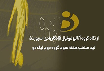 تیم منتخب هفته سوم گروه دوم لیگ دو اعلام شد (عکس)